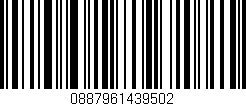 Código de barras (EAN, GTIN, SKU, ISBN): '0887961439502'