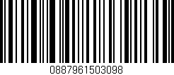 Código de barras (EAN, GTIN, SKU, ISBN): '0887961503098'