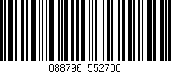 Código de barras (EAN, GTIN, SKU, ISBN): '0887961552706'