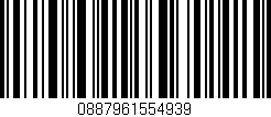 Código de barras (EAN, GTIN, SKU, ISBN): '0887961554939'