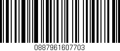 Código de barras (EAN, GTIN, SKU, ISBN): '0887961607703'