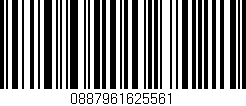 Código de barras (EAN, GTIN, SKU, ISBN): '0887961625561'
