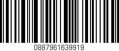 Código de barras (EAN, GTIN, SKU, ISBN): '0887961639919'