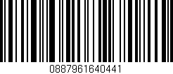Código de barras (EAN, GTIN, SKU, ISBN): '0887961640441'