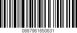 Código de barras (EAN, GTIN, SKU, ISBN): '0887961650631'