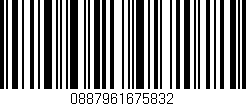 Código de barras (EAN, GTIN, SKU, ISBN): '0887961675832'