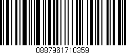 Código de barras (EAN, GTIN, SKU, ISBN): '0887961710359'