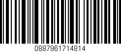 Código de barras (EAN, GTIN, SKU, ISBN): '0887961714814'