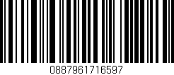 Código de barras (EAN, GTIN, SKU, ISBN): '0887961716597'