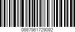Código de barras (EAN, GTIN, SKU, ISBN): '0887961729092'