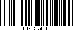 Código de barras (EAN, GTIN, SKU, ISBN): '0887961747300'