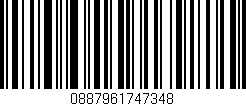 Código de barras (EAN, GTIN, SKU, ISBN): '0887961747348'