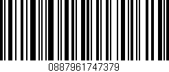 Código de barras (EAN, GTIN, SKU, ISBN): '0887961747379'