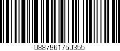 Código de barras (EAN, GTIN, SKU, ISBN): '0887961750355'