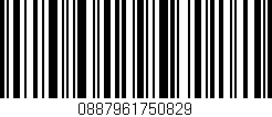 Código de barras (EAN, GTIN, SKU, ISBN): '0887961750829'