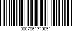 Código de barras (EAN, GTIN, SKU, ISBN): '0887961779851'
