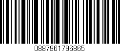 Código de barras (EAN, GTIN, SKU, ISBN): '0887961796865'