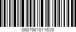 Código de barras (EAN, GTIN, SKU, ISBN): '0887961811629'