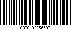 Código de barras (EAN, GTIN, SKU, ISBN): '0888182056592'