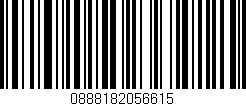 Código de barras (EAN, GTIN, SKU, ISBN): '0888182056615'