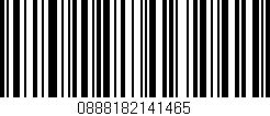Código de barras (EAN, GTIN, SKU, ISBN): '0888182141465'