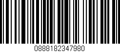 Código de barras (EAN, GTIN, SKU, ISBN): '0888182347980'