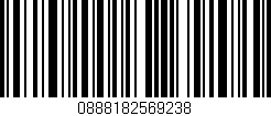 Código de barras (EAN, GTIN, SKU, ISBN): '0888182569238'