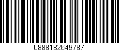Código de barras (EAN, GTIN, SKU, ISBN): '0888182649787'