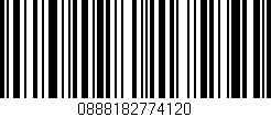 Código de barras (EAN, GTIN, SKU, ISBN): '0888182774120'