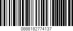 Código de barras (EAN, GTIN, SKU, ISBN): '0888182774137'