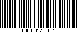 Código de barras (EAN, GTIN, SKU, ISBN): '0888182774144'