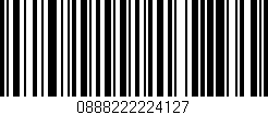 Código de barras (EAN, GTIN, SKU, ISBN): '0888222224127'