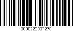 Código de barras (EAN, GTIN, SKU, ISBN): '0888222337278'