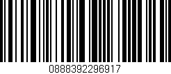 Código de barras (EAN, GTIN, SKU, ISBN): '0888392296917'