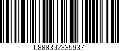 Código de barras (EAN, GTIN, SKU, ISBN): '0888392335937'