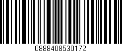 Código de barras (EAN, GTIN, SKU, ISBN): '0888408530172'
