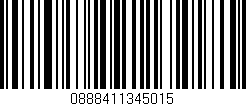 Código de barras (EAN, GTIN, SKU, ISBN): '0888411345015'