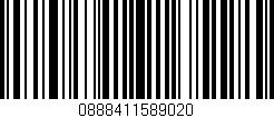 Código de barras (EAN, GTIN, SKU, ISBN): '0888411589020'