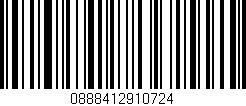 Código de barras (EAN, GTIN, SKU, ISBN): '0888412910724'