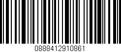 Código de barras (EAN, GTIN, SKU, ISBN): '0888412910861'