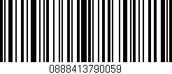 Código de barras (EAN, GTIN, SKU, ISBN): '0888413790059'