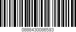 Código de barras (EAN, GTIN, SKU, ISBN): '0888430086593'