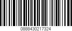 Código de barras (EAN, GTIN, SKU, ISBN): '0888430217324'