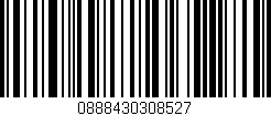Código de barras (EAN, GTIN, SKU, ISBN): '0888430308527'
