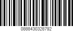 Código de barras (EAN, GTIN, SKU, ISBN): '0888430328792'