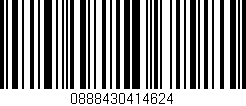 Código de barras (EAN, GTIN, SKU, ISBN): '0888430414624'