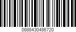 Código de barras (EAN, GTIN, SKU, ISBN): '0888430486720'