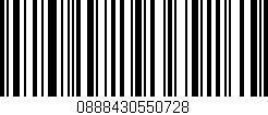 Código de barras (EAN, GTIN, SKU, ISBN): '0888430550728'