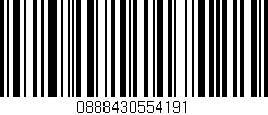 Código de barras (EAN, GTIN, SKU, ISBN): '0888430554191'