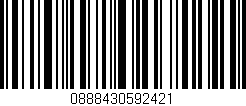 Código de barras (EAN, GTIN, SKU, ISBN): '0888430592421'